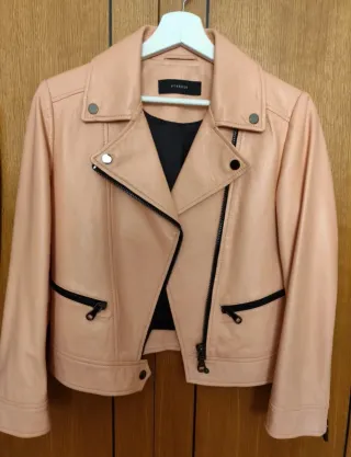Chaqueta Biker Piel Uterqüe
