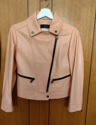 Chaqueta Biker Piel Uterqüe