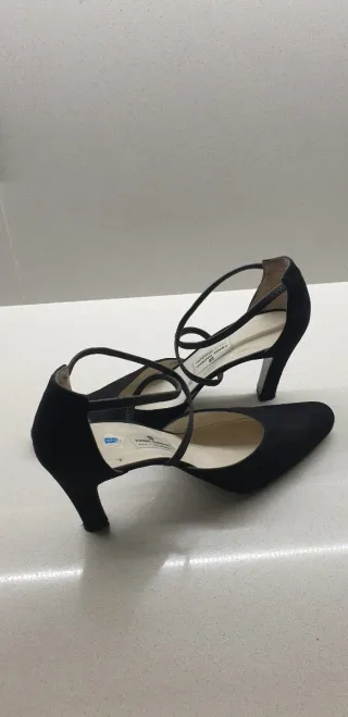 Zapatos Pierre Balmain Piel Charol Negro Tacon