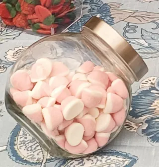 Botes de cristal para mesa dulce