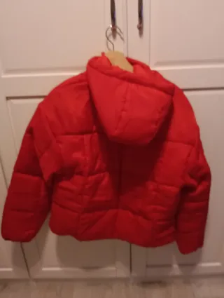 Chaqueta Nike acolchada roja mujer