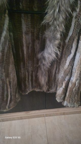 Abrigo corto de pelo mujer talla 40 /42