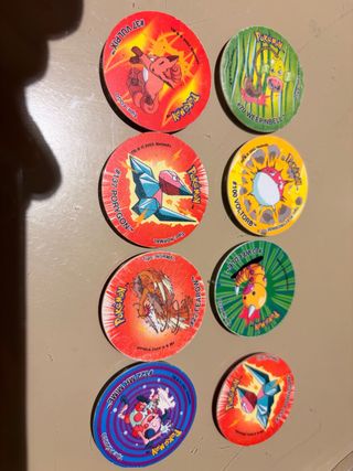 8 Tazos Pokémon Attack 2