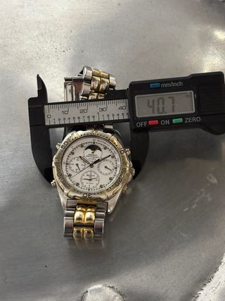 Reloj Seiko Chronograph Quartz Dorado/Plateado