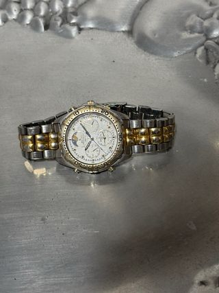 Reloj Seiko Chronograph Quartz Dorado/Plateado