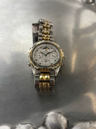 Reloj Seiko Chronograph Quartz Dorado/Plateado