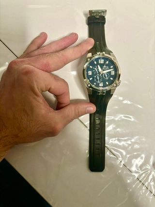 Reloj Lotus Cronógrafo Azul y Plata