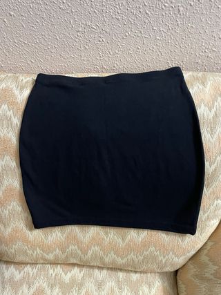 Falda H&M punto negra Talla M