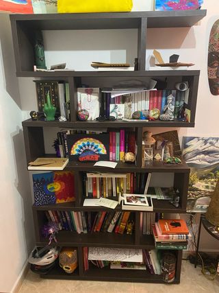 Estantería de madera modular