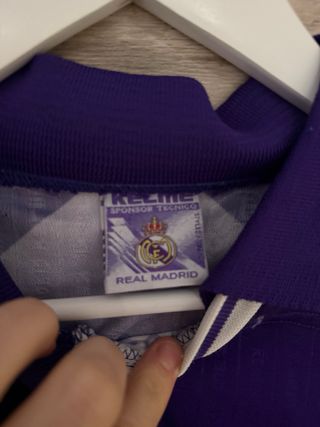 Camiseta Real Madrid Kelme Morada 96/97 original
