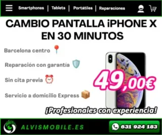 ‼️Cambio pantalla iPhone X en 30 MINUTOS‼️