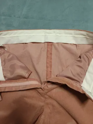 Pantalón mujer pana rosa El Corte Inglés T48