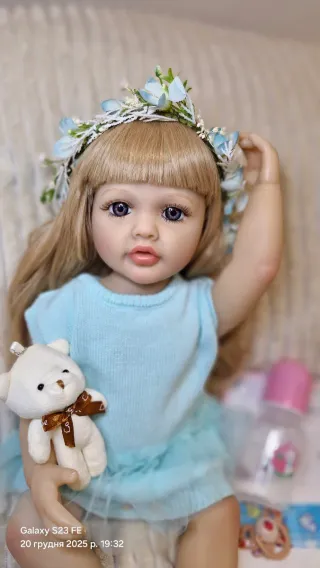 Muñeca realista 55cm de cuerpo completo de vinilo
