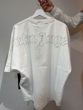 Camiseta Palm Angels Blanca Logo