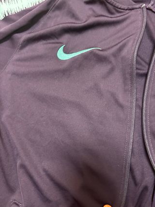 Sudadera Barça Nike Azul y Turquesa