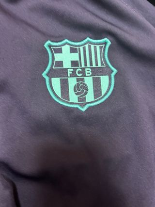 Sudadera Barça Nike Azul y Turquesa