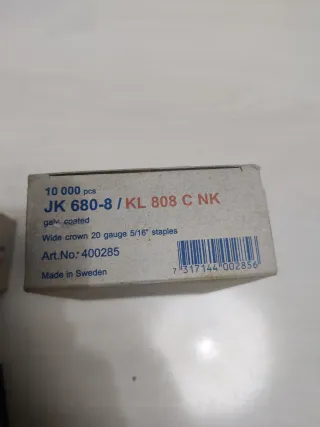 2 Cajas Grapas para grapadora neumatica