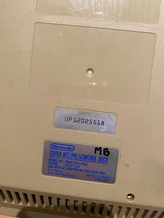 Consola Super Nintendo PAL