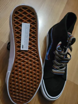 Vans Sk8-Hi Zapatillas Negras Multicolor