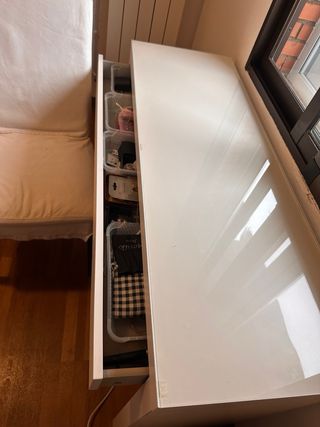 Tocador Ikea Madera y Cristal