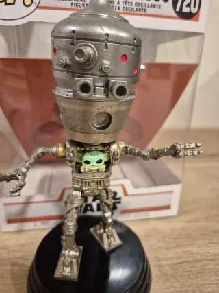 Funko Pop IG-12 con Grogu 720 Star Wars
