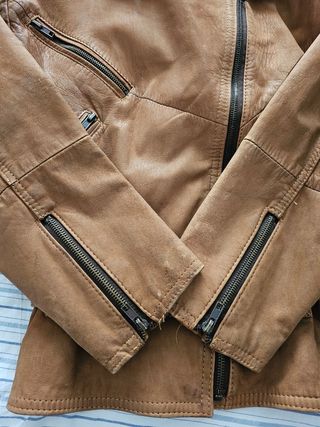 Chaqueta Vintage cuero de mujer