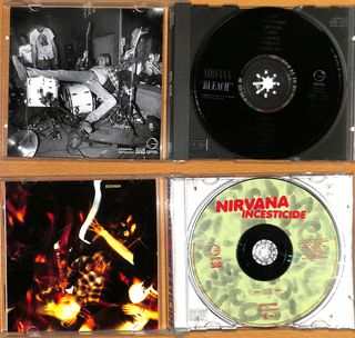 Lote Nirvana: 1 LP y 3 CDs