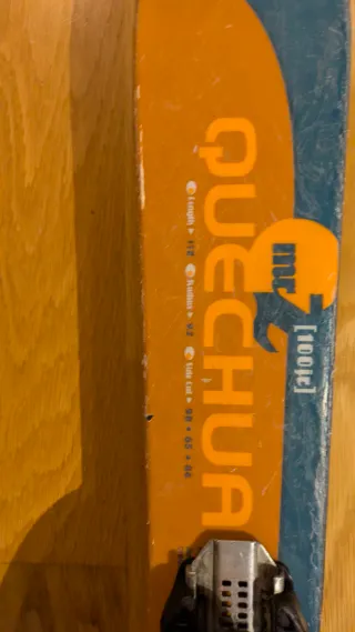 Sci infantili Quechua Arancione