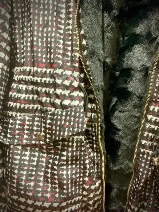 Parka reversible Cortefiel pelo Talla S