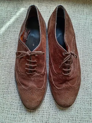 Zapatos Ante Marrón Hombre