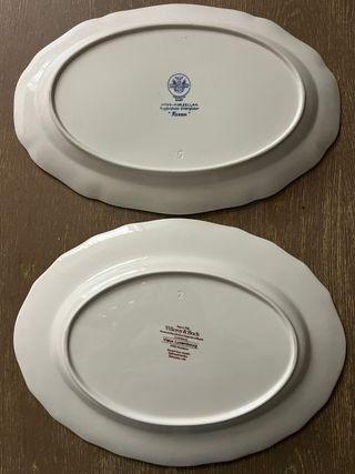 2 fuentes de porcelana Villeroy & Boch