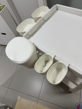 Cambiador bebé madera