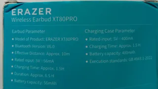 Auriculares Inalámbricos Lenovo Erazer XT80PRO