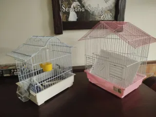 2 Jaulas para pájaros poco uso