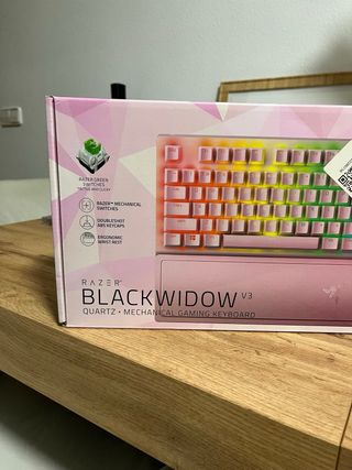 Teclado Razer Blackwidow V3 Quartz Rosa