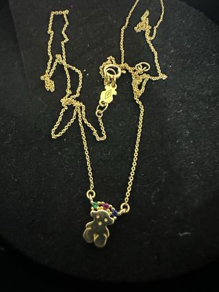 Cadena Tous Oro 750 Oso Multicolor