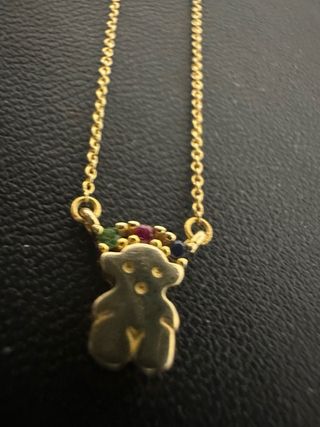 Cadena Tous Oro 750 Oso Multicolor