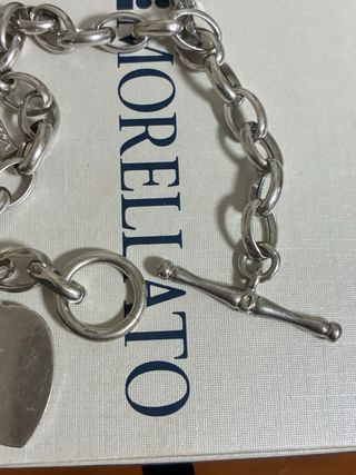 Pulsera Morellato Plata Corazón y M