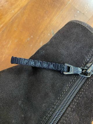 Stivaletti Prada camoscio marrone