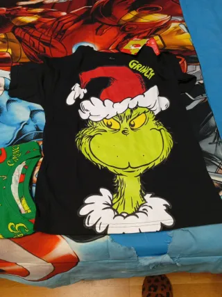 Camiseta niño Grinch Navidad 140 cm