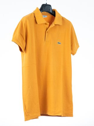 Polo Lacoste Hombre Amarillo Mostaza Talla M