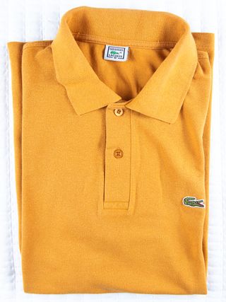 Polo Lacoste Hombre Amarillo Mostaza Talla M