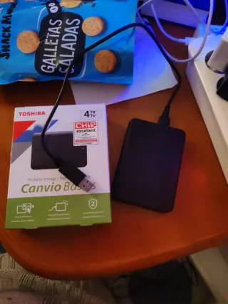 Disco Duro Externo Toshiba Canvio Basics 4TB