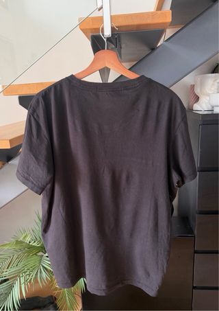 Camiseta Calvin Klein Jeans Negra Talla XL