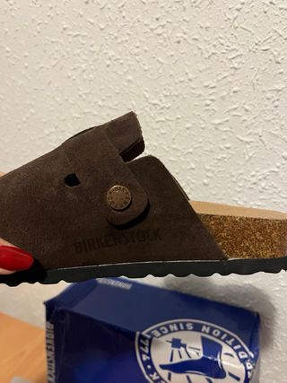 Zuecos Birkenstock Marrones