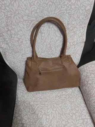 Bolso polipiel marrón