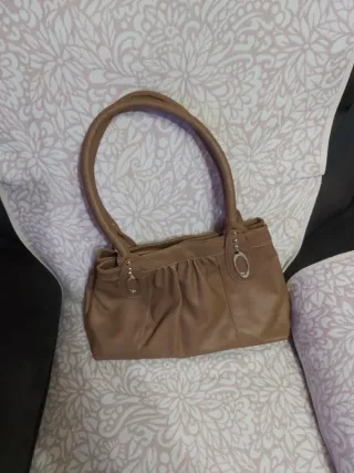 Bolso polipiel marrón