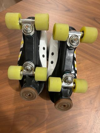 Patines de hockey Sioux blancos y negros. Talla 41