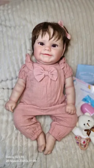 Muñeca estilo reborn 47cm de cuerpo de tela