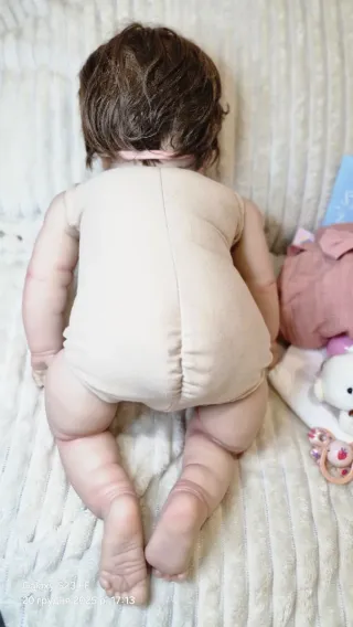 Muñeca estilo reborn 47cm de cuerpo de tela